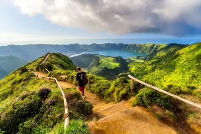 Azores or Madeira Portugal - Atlantic island adventures, volcanic landscapes, hot springs, hiking trails, levada walks, subtropical gardens, dramatic ocean views - Perfect for Island escape team retreats