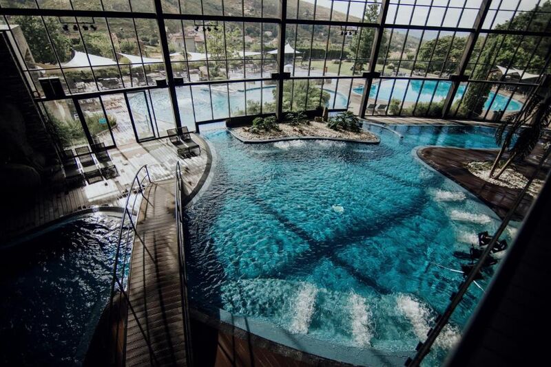 Unhais da Serra (thermal spa), Mountain spa town with thermal waters, the wellness base